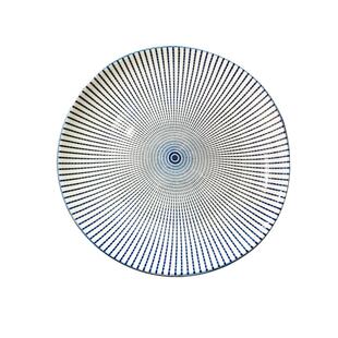 微瑕疵日式碟子家用菜盘草帽盘大汤盘子圆釉下彩平盘牛排餐具面碗