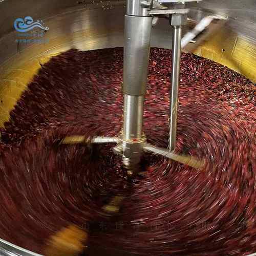 炒料机电磁燃气全自动火锅底料炒料机隆泽辣椒酱炒锅炒酱设备