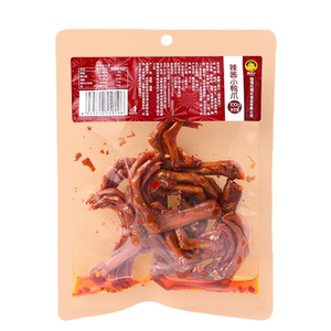 湖南特产黄小丫卤味辣酱小鸭爪