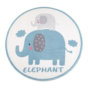 【地毯清仓】儿童房地毯女孩卧室床边毯抓周地垫圆形环保可爱动物