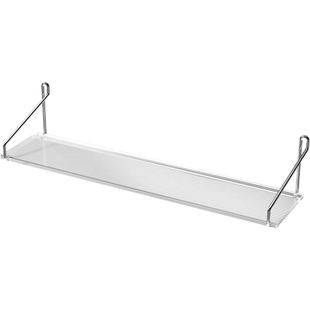 墙上置物架亚克力一字板墙壁悬空透明展示架壁挂式免打孔挂墙隔板