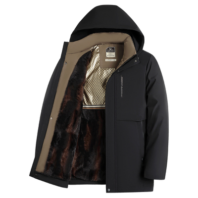 啄木鸟加绒棉服男款2025新款外套