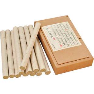 阿兴家石臼艾绒桑皮纸手工纯艾灸条艾柱五年陈正品古法家用清艾条