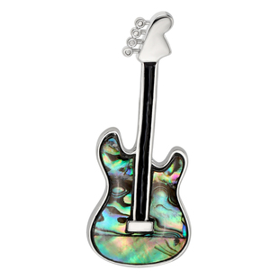 鲍鱼贝壳吉他胸针高档女奢华气质复古别针西装外套毛衣胸花配饰品