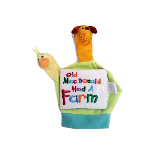 【自营】英文原版儿童手偶书 old macdonald had a farm 儿歌玩具手指偶书 吴敏兰 书单绘本123 亲子互动游戏边玩边学宝宝玩具