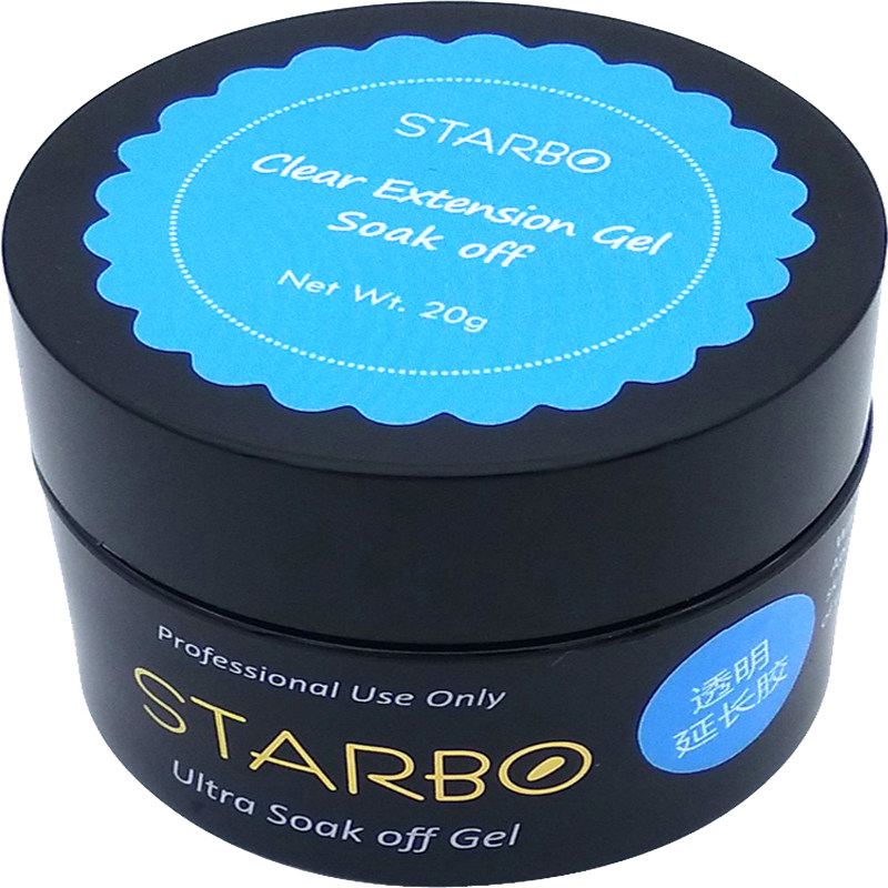 Starbo美甲延长胶硬加固粘钻饰品模型罐装可卸日本指甲功能胶包邮