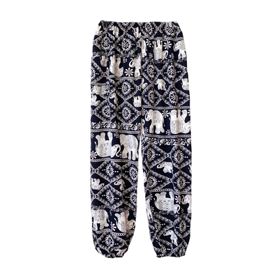 大码棉绸防蚊长裤女夏薄款可外穿