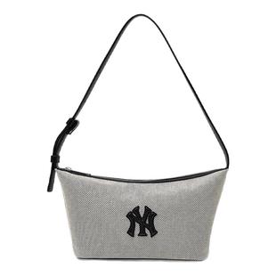 MLB官方男女情侣时尚潮流大LOGO百搭可调节腋下包25秋冬新款BQBC1