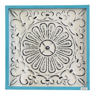 广交会孤品美式复古做旧金属木质壁饰民宿咖啡店装饰背景墙挂件