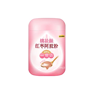 五谷磨房桃花颜红枣阿胶粉546g即食营养早餐