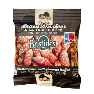 百思达萨拉米肠小香肠80g法国进口bastides风干即食迷你松露肉枣