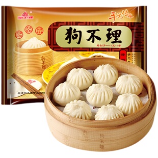 天津狗不理包子老汤酱肉包子营养早餐速食特产手工包子面食420g