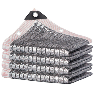 铝箔遮阳网75遮阳率防晒网遮阴网阳光房庭院阳台多肉隔热网遮光网