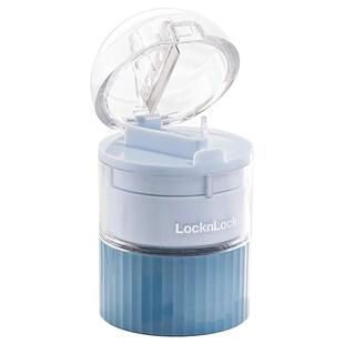 乐扣乐扣切药器7天便携式药盒小号切药片研磨器磨药多功能切片器