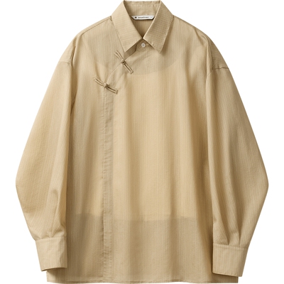 【新中式】【播奥莱】播裙子两件套秋优雅气质衬衫女DDR4BD5089