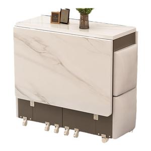 简易折叠餐桌小户型新款可移动伸缩餐桌长方形适宜家用吃饭小桌子