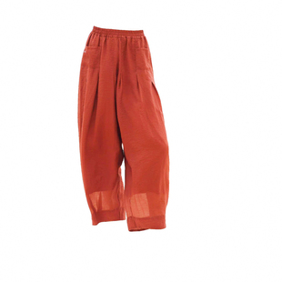 Teivory空气裤宽松瑜伽裤内观流长裤塑脚萝卜裤灯孔裤外穿束脚