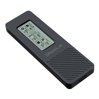 智能屏显硬盘盒硕乐m.2转USB3.2