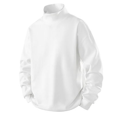 德绒面料美式高领卫衣