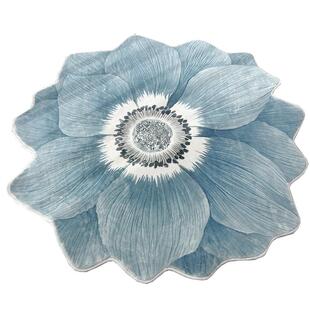 创意花朵客厅茶几毯北欧家用卧室地垫床前边地毯垫子网红装饰脚垫