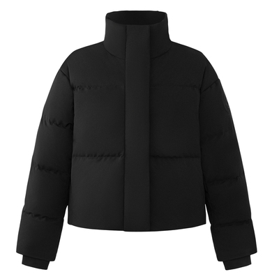 美特斯邦威户外立领面包服羽绒服