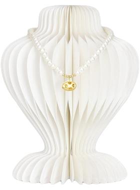 纸质模特项链展示架轻奢ins风