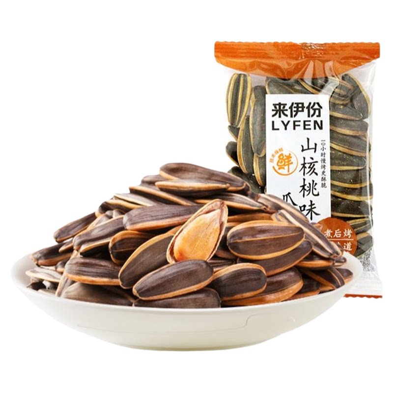 来伊份山核桃味瓜子500g正品休闲零食坚果散称炒货瓜子新货来一份