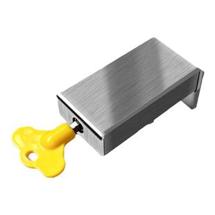 窗户限位器推拉纱窗防风定位卡扣儿童安全防护锁平移门窗锁固定器