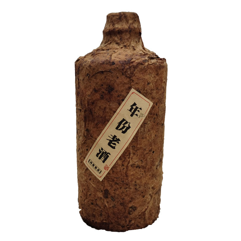 仿古老式500ml陶瓷酒瓶1斤白酒空瓶裹纸土陶酒坛子酒罐酒壶玻璃瓶