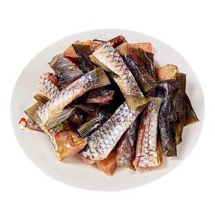 湖北特产风干鱼尾巴阳干鱼尾干货农家腊鱼咸鱼干尾巴风干草鱼尾巴