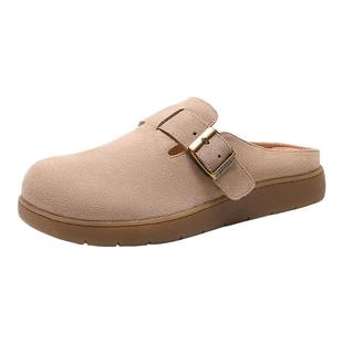 森达勃肯鞋女款2025夏新商场同款休闲麻薯可可凉鞋4URB2BH5