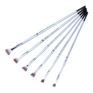 樱花扇形笔尼龙水粉笔单支银杆鱼尾色彩画笔水彩丙烯画笔联考套装