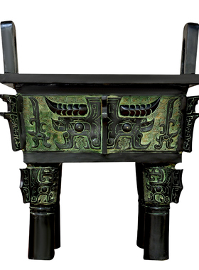 鼎盛千秋开业招财司母戊落地摆件