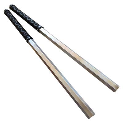 60厘米 纯钢钢鞭便携防身短棍实心304不锈钢短棒车载破窗防身钢锏