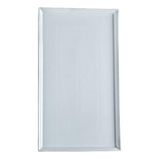 景德镇湖田窑青白瓷大号长方盘ins餐厅白斩鸡牛排盘商用烤鸭盘子