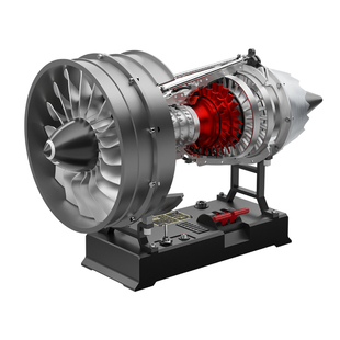 涡扇航空发动机拼装模型不锈钢合金属土星文化新款迷你引擎玩具男