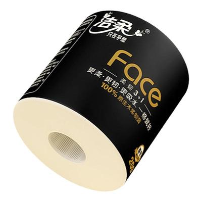 洁柔卷纸face黑面子200g4层