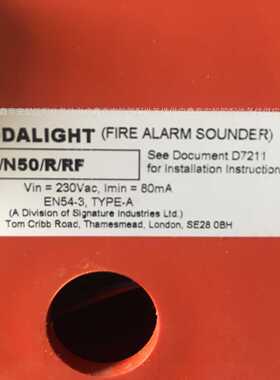 询询价 CLIFFORD SNELL YODALIGHT YL50/N50/R/RF FIRE ALARM SOU
