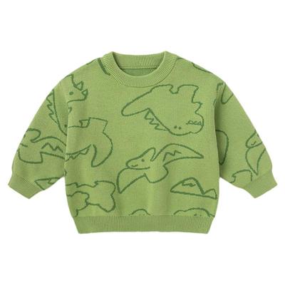 嘟嘟家宝宝毛衣冬季男童针织衫纯棉秋冬款婴儿童装上衣外穿时髦