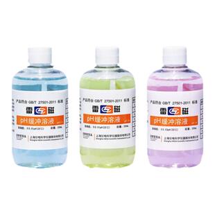 雷磁pH4.00 6.86 9.18 pH缓冲液/校准液/标准液/250ml瓶装