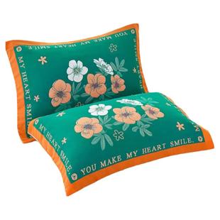 六层全棉纱布双面枕巾成人加厚吸汗夏季大号枕头巾棉纺加层厚提花