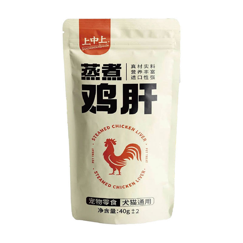 大块蒸煮鸡肝狗狗猫咪专用