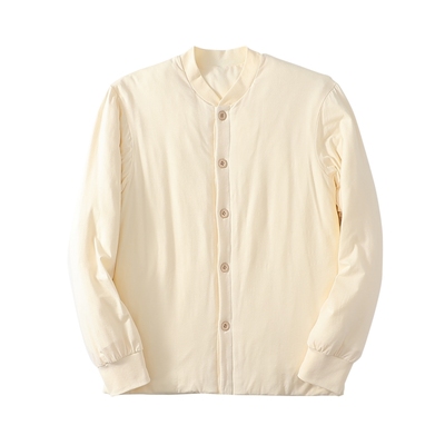 可脱卸中老年风桑蚕丝母亲节棉袄