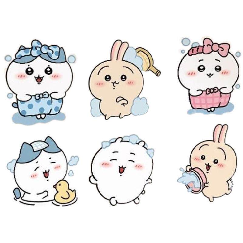 浴室蜡笔小新补洞卫生间瓷砖贴纸