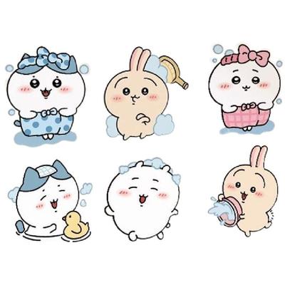 浴室蜡笔小新补洞卫生间瓷砖贴纸
