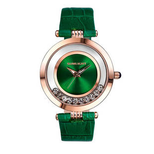 包邮俄罗斯sunlight阳光品牌石英时装手表时来运转红色系列