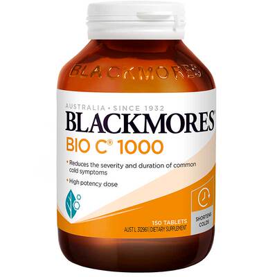 BLACKMORES活性vc1000mg150片