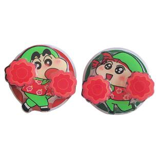 趣味二人转手绢蜡笔小新妮妮手机磁吸气囊支架可伸缩旋转指环扣女