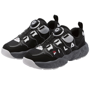 FILA斐乐儿童童鞋运动鞋子2025冬季新款男女童大童加绒篮球鞋松饼