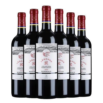 拉菲法国精选尚品波尔多红酒整箱
